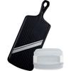 Shimomura Kihon Sugokire Kyokubona Chigiri Ga Dekiru Kyabetsu Slicer Made Japan Width 1mm Fluffy Sharp Cutting Edge Safety Holder Included Time-Saving