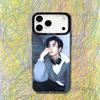 Zhang Ling He For iPhone 17,16,15,14,13,12,X,8,Pro,Max,Plus,SE4,Air,Mini Black IMD Matte Case