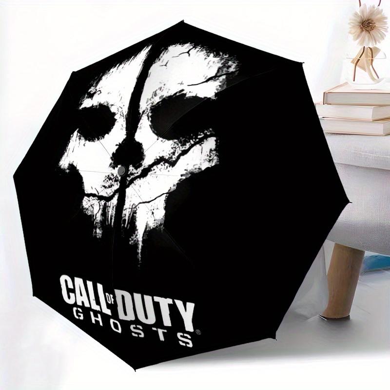 1pc Call of Duty Windproof Automatic Windproof Umbrella, Lightweight for Women/Men, Perfect Christmas Gift 0811245