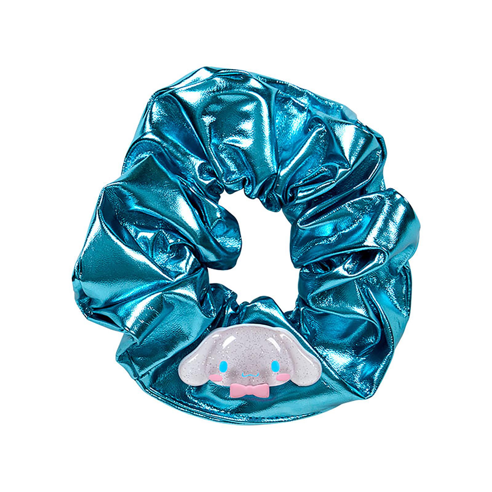 

Sanrio Cinnamoroll Scrunchie, Polyester and ABS Metallic Fabric, Ages 3 and Up, 159379