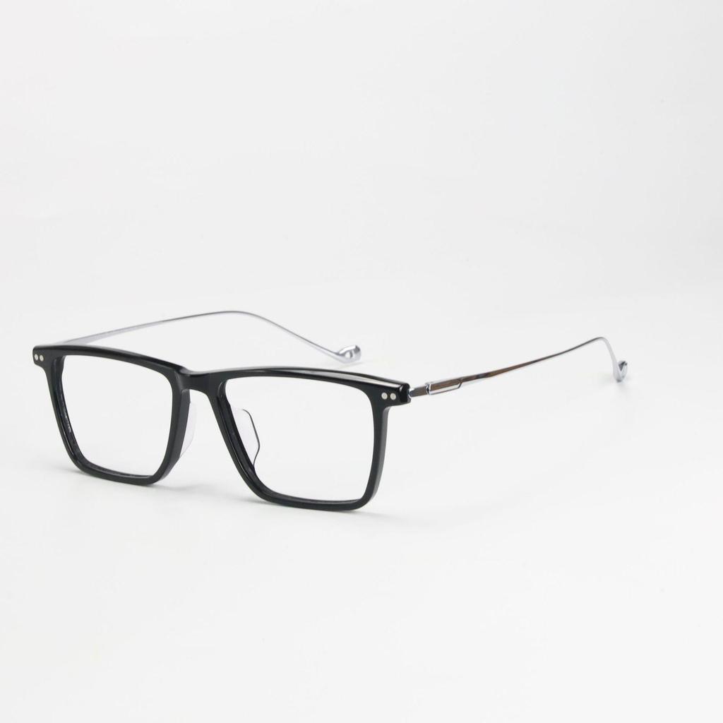 Unisex High-End Pure Titanium Eyeglass Frame for Prescription Myopia - Model 8166
