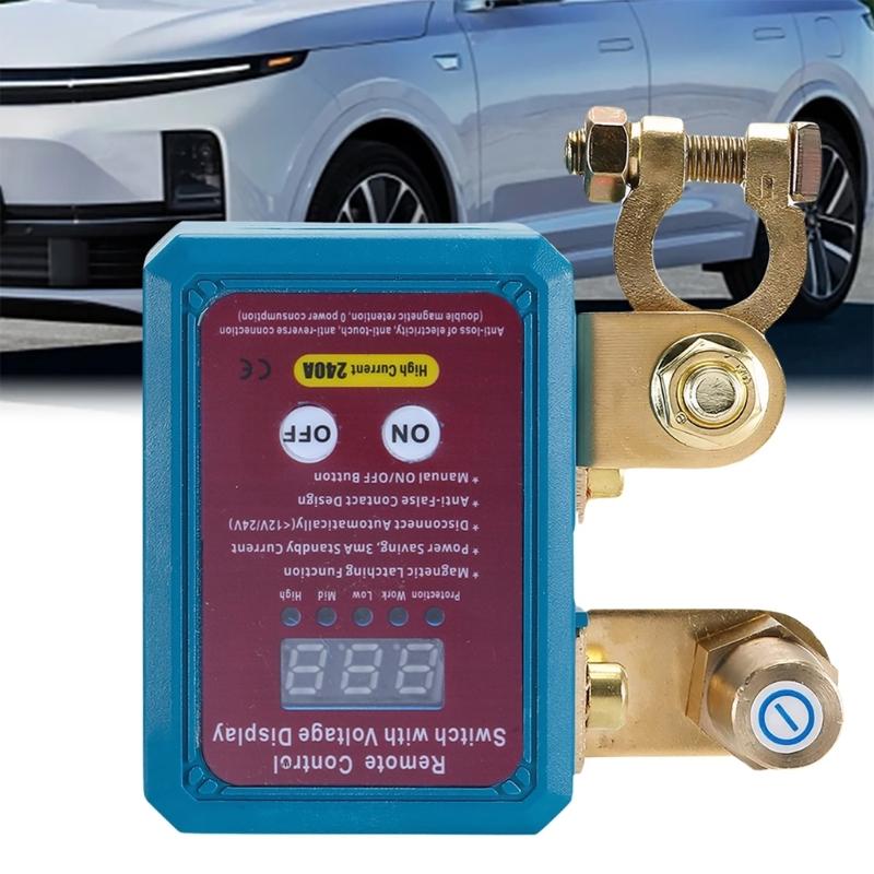 12V 240A Automatic Kill Switch Battery Disconnect Switch Battery Remote Control Switch Leakage Protections