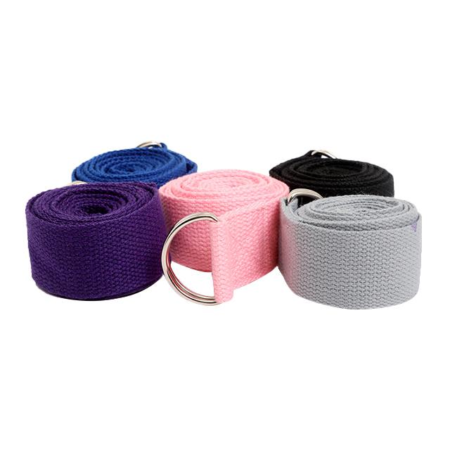 Yoga Stretch Strap with Loops for Physical Therapy Gymnastics and Home Fitness Training Sweat-Resistant Durable Elastic