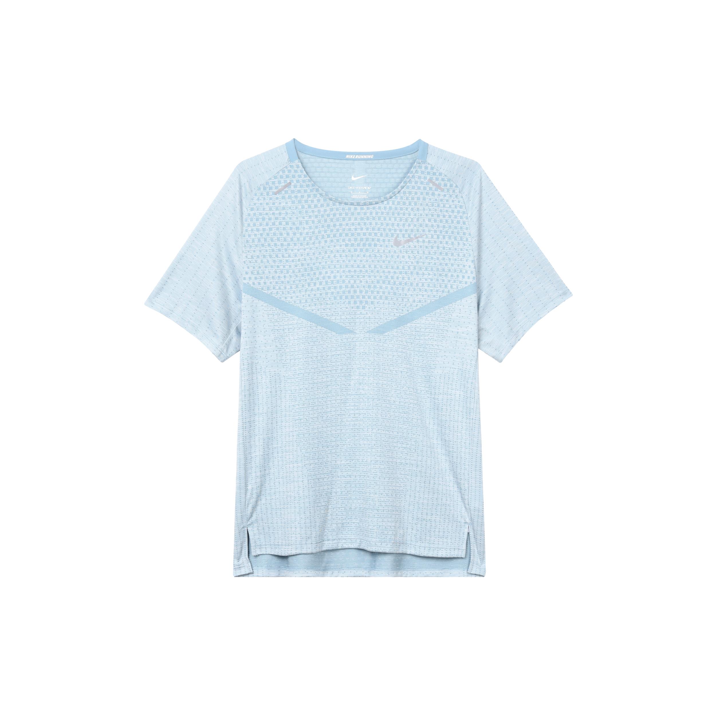 

New Nike T Shirt Men s Light Blue Gray DM4754-494 L