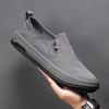 Fashion Summer Sneakers Men Ice Silk Cloth Canvas Shoes for Men Trend Breathable Walking Shoes Comfortable Slip on Flat Shoes Male 2024