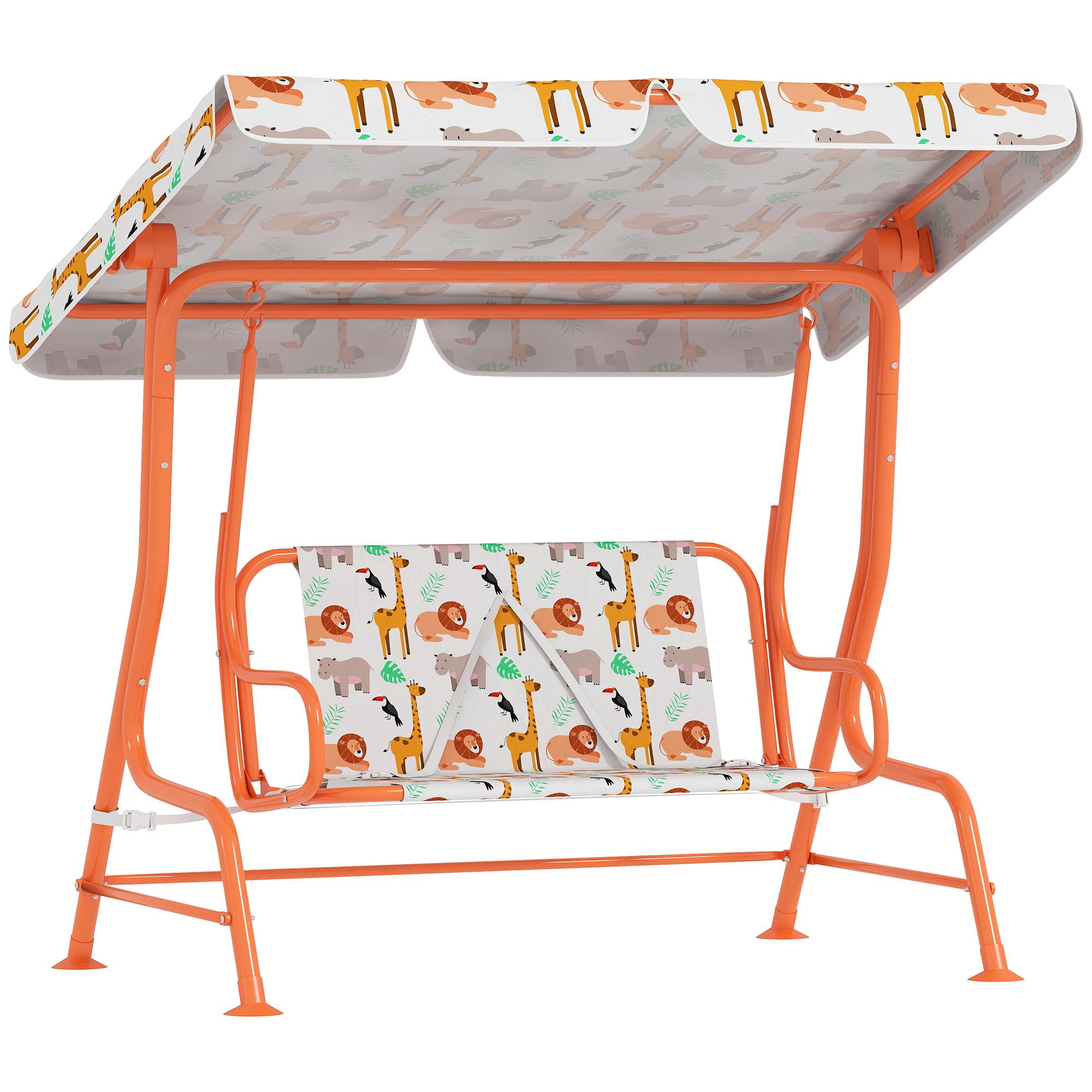 Kids Porch Swing, 2-Seater Patio Swing