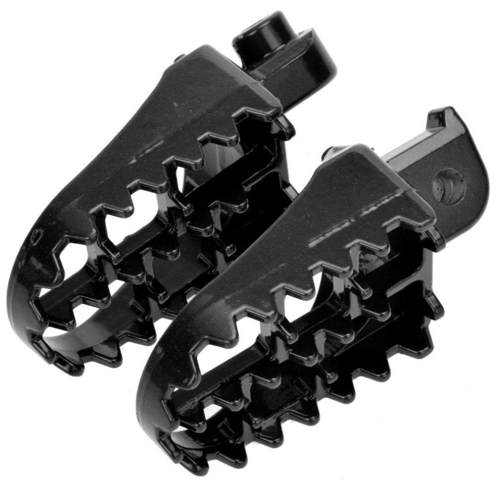 Iron Material Motorcycle Foot Pegs Black/Silver Dirt Bike Footrest XR150L XR50R PW50
