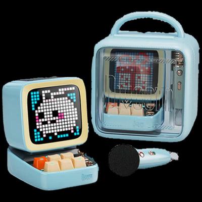 Divoom Ditoo Bluetooth Speaker with KTV Microphone & Alarm Clock CN Plug (adapter Included)