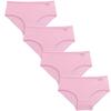 4Pcs/Lot Candy Color Kid Girls Panties Cotton Women's Panties 12-18 Years Old