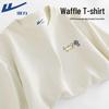 Warrior Men's Cat Print Waffle T-Shirt