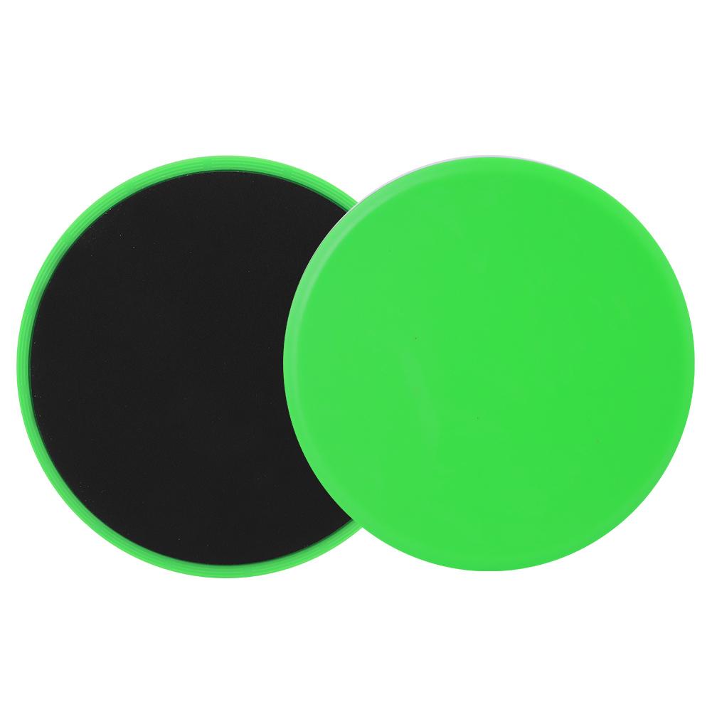 

2 шт. быстродействующая скользящая пластина для координации всего тела, балансировочная подкладка, скользящий диск, круглый зеленый