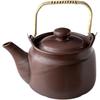 Tokoname Heat-Resistant Ceramic Teapot for Gas Stove - 2000ml Brown
