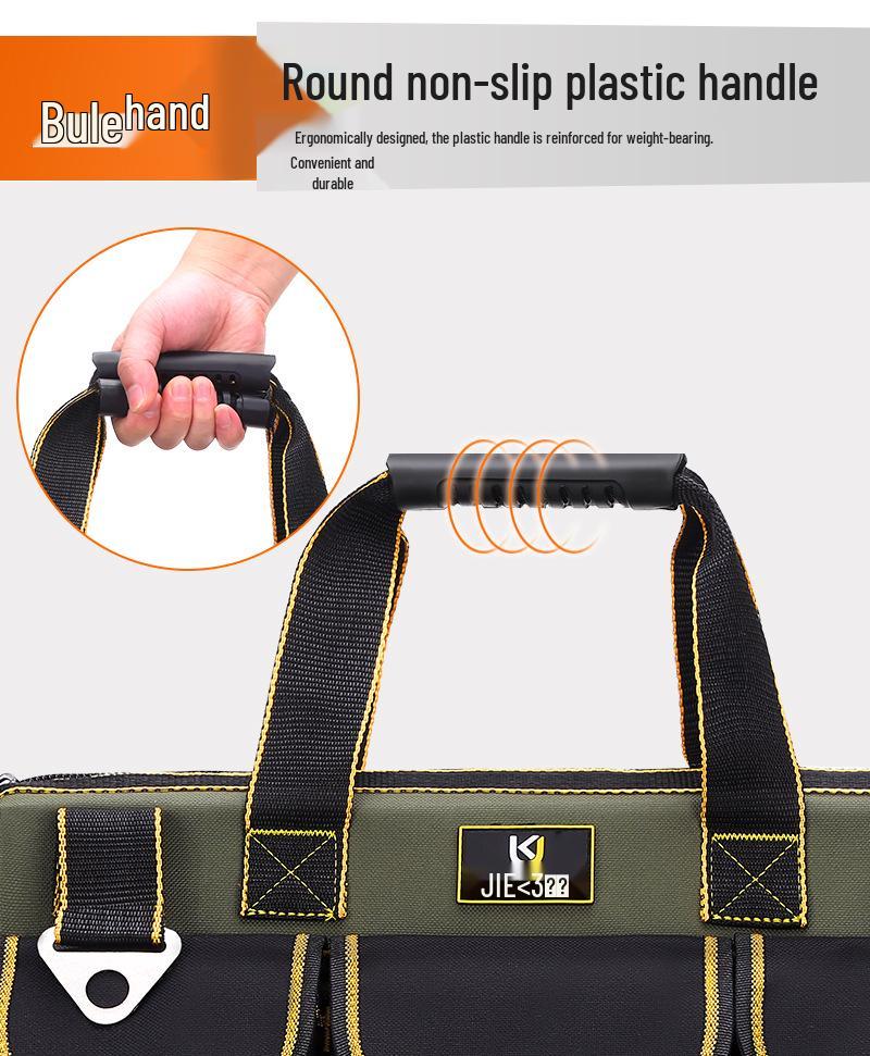 Sac à outils multifonctionnel en tissu Oxford imperméable - Épaissi et résistant à l'usure pour la réparation de matériel.