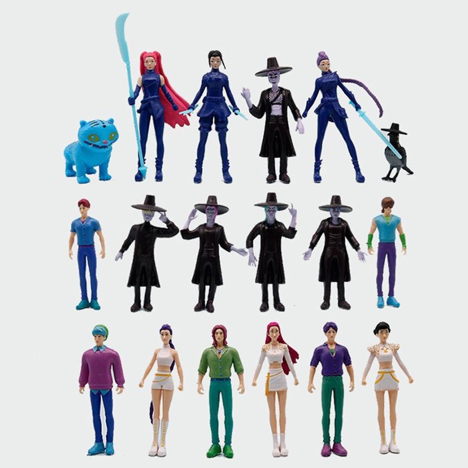 Kpop Demon Hunters Series Figure Model Toy Cartoon Gaming Peripherals Desk Decoration Halloween/Christmas For Kid Gifts