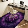 Purple Rose Chair Mat: Office Carpet, Oversized Rug for Home Decor, Sofa Cover, Gift for Any Room
