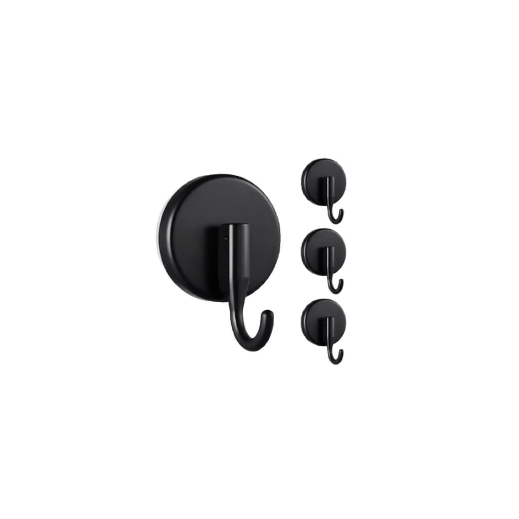 Suction Cup Hooks - No Drill Hanging Hooks for Bathroom, Kitchen (4 Pack)