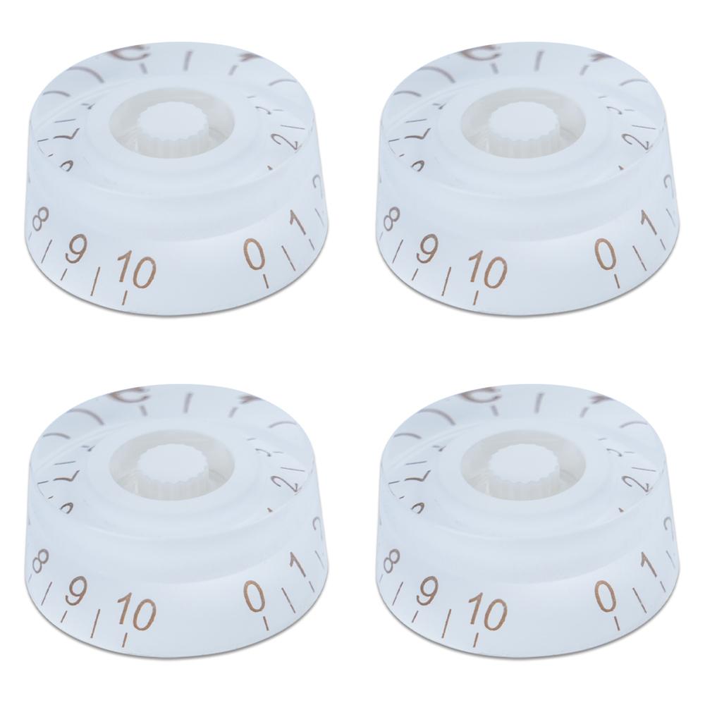 4pcs Guitar Volume Knobs Top Hat Knobs Speed Volume Tone Pedal Control Knobs for Electric Guitar Bass 29 Colors