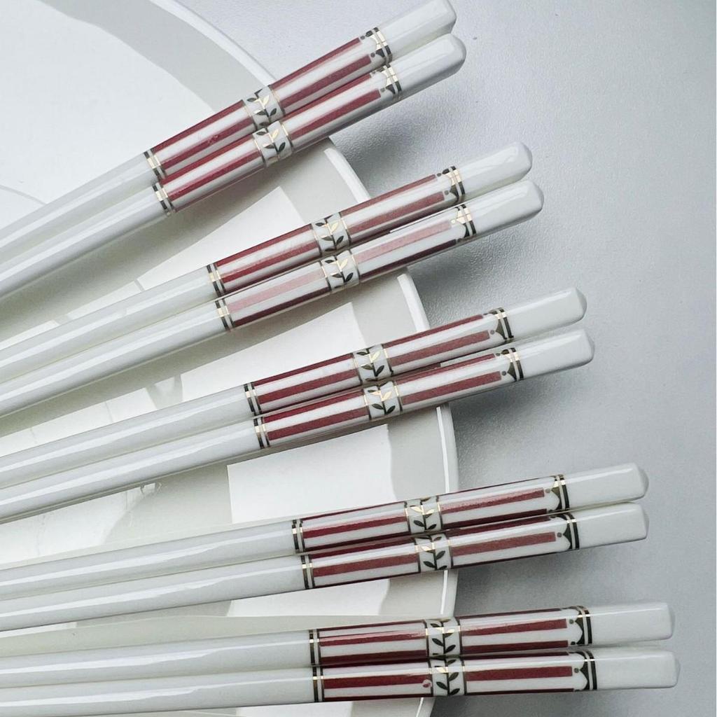 High-Temperature Resistant Luxury Macaron Color Ceramic Chopsticks - Easy To Clean