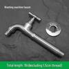 304 Stainless Steel Anti-Freeze Cold Resistant Outdoor Faucet with 4/6-Point Nozzle for Washing Machine