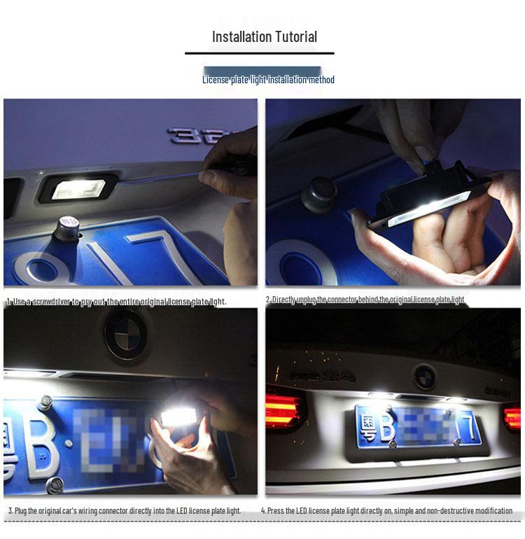 Ford Raptor/F150/F250/F350 LED License Plate Light