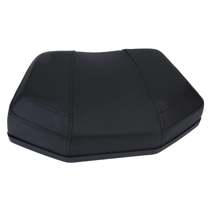 Rear Seat Backrest Cushion High Density for ATV, Black Passenger Support Pad with Padded Foam Feel, Contoured Shape, and Off-Road Riding Comfort
