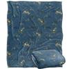 JQ Licensing 2 Silky Patterned Fishing Supersoft Blanket