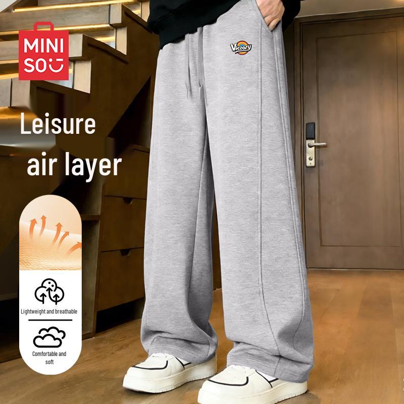MINISO Men s American Retro Loose Casual Sweatpants 3XL