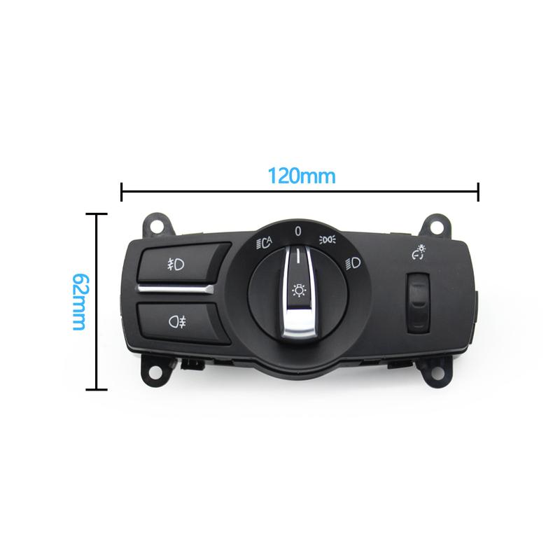 Car Headlight Headlamp Switch Control Assembly For BMW 5 6 7 X3 X4 F10 F11 F06 F12 F01 F02 F07 F25 F26 61319192744,61319204067