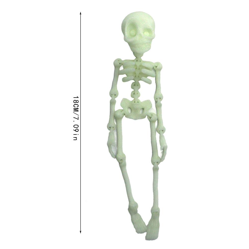 3D Printed Skeleton Human Joint Fidget Figurine Skeleton Refrigerator Magnet for Home Office Living Room and Desktop