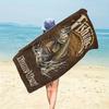 Custom Fishing Beach Towel Personalized Name Photo 160x80cm Microfiber Bath Towels All Season Soft Absorbent Blanket