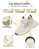 Babudou Spring Breathable Mesh Sports Shoes for Girls, Ages 6-12