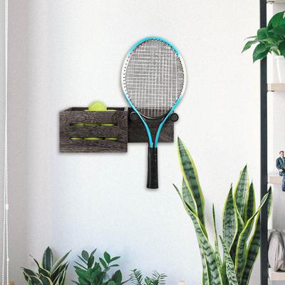 Závěsný držák na badmintonové rakety Úsporný stojan na stolní tenisové rakety pro tréninkové zařízení