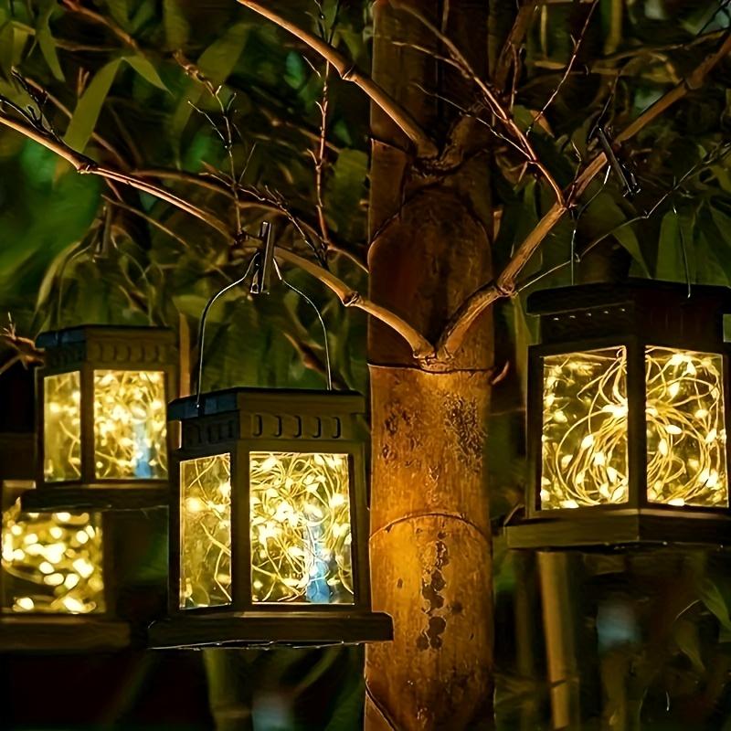 Solar LED Lights Outdoor Focus Floor Lanterns Panel Candle Terraza Indoor Hanging Balcony Birds Decoration Lighting For Garden