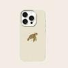 Lily Flower Turtle Lychee Texture Phone Case For iPhone 17 16 15 Pro Max 14 13 12 11 Pro 15 Plus 17 Air Silicone Soft Cover