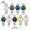 NAVIFORCE Men Quartz Watch Daily Casual Calendar Simple Dial 30m Waterproof Stainless Steel Strap Men Casual Watch Gift NF9272S