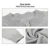 Men's Korean Style Grey Henley Knit Sweater, Long-Sleeve, Round Neck, Winter 2026 Edition