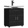 Badezimmerschrank Set TULUM Schwarz 60 x 34 x 63 cm