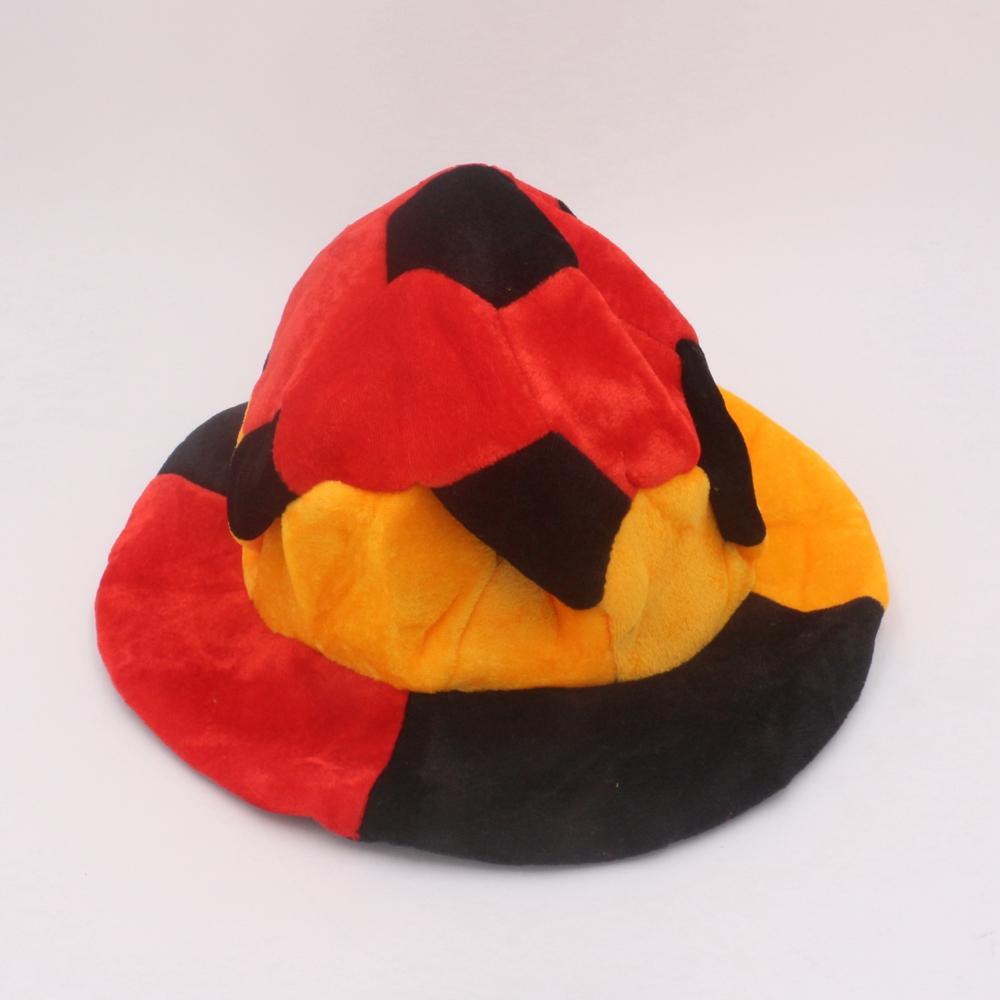 Carnival Party Boy Football Soccer Fans Cap Funny Hat White Black Football Headdress Adult Cosplay Dress Up Accessories