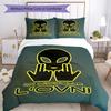 3pcs Jul Fait d'or pattern bedding set duvet cover set includes duvet cover &pillowcases, perfect all season bedroom decoration & gift