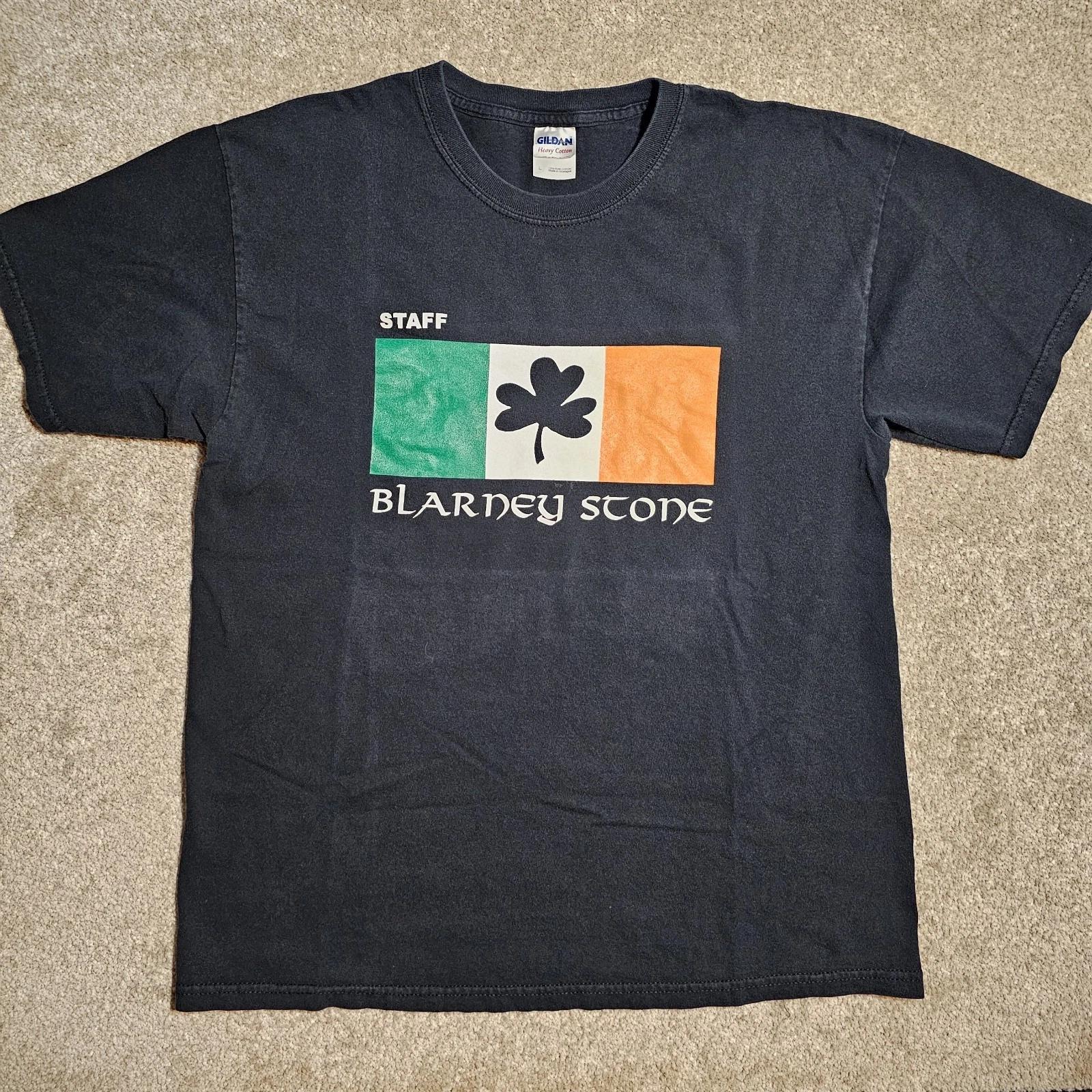 

Vintage Y2k Faded Blarney Stone Staff T-shirt Mens L Tourist Grunge Punk Irish 4XL