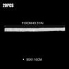 20/50 ks jednorázový kryt proti prachu pro domácí spotřebiče zesílený ventilátor vařič rýže mikrovlnná trouba univerzální průhledný kryt