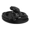 EV Charger Cable Type 1 Double Connector 32A 7.6KW 19.69ft Single Phase Electric Vehicle Charging Extension Cord