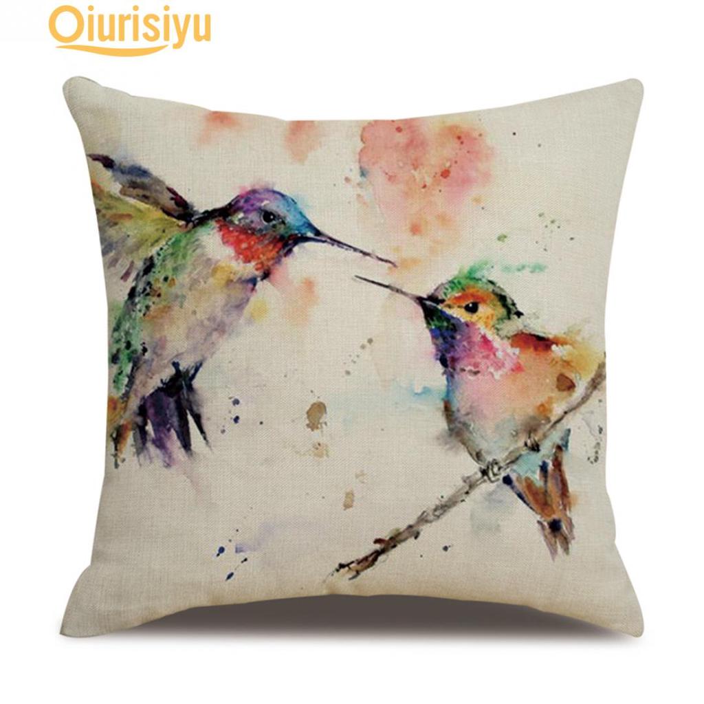 hummingbird pillow cases