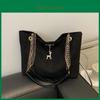 Pu Leather Retro Commuter Shoulder Bag For Daily Use With Magnetic Closure