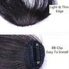 Ladies Thin Clip On Air Bang Wig Hair Front Fringe Extension Hairpiece