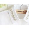 Perfect Match Fashion White Shirt Fake Collar Women False Collar Chiffon Daily Faux Cols Removable Mujer Detachable Collar Blouse Clothes