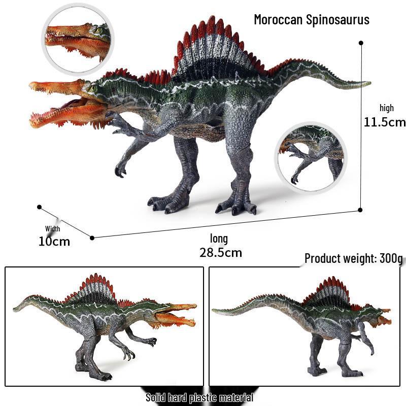 Large Spinosaurus Ridge Dinosaur Model Toy for Kids - Plastic Simulation