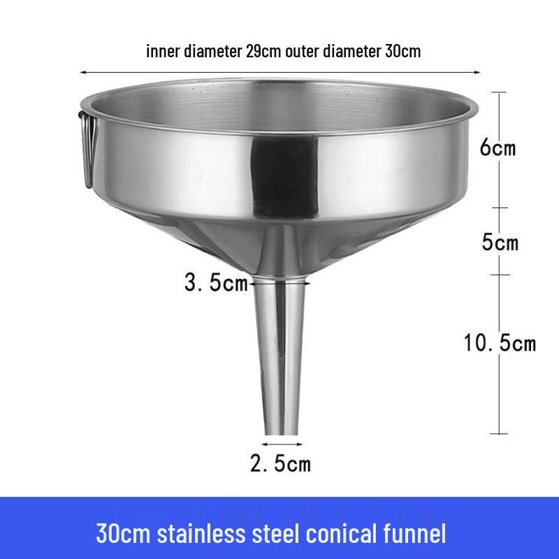 Heavy-Duty Stainless Steel Large Funnel for Industrial Fuel and Oil Press Machines