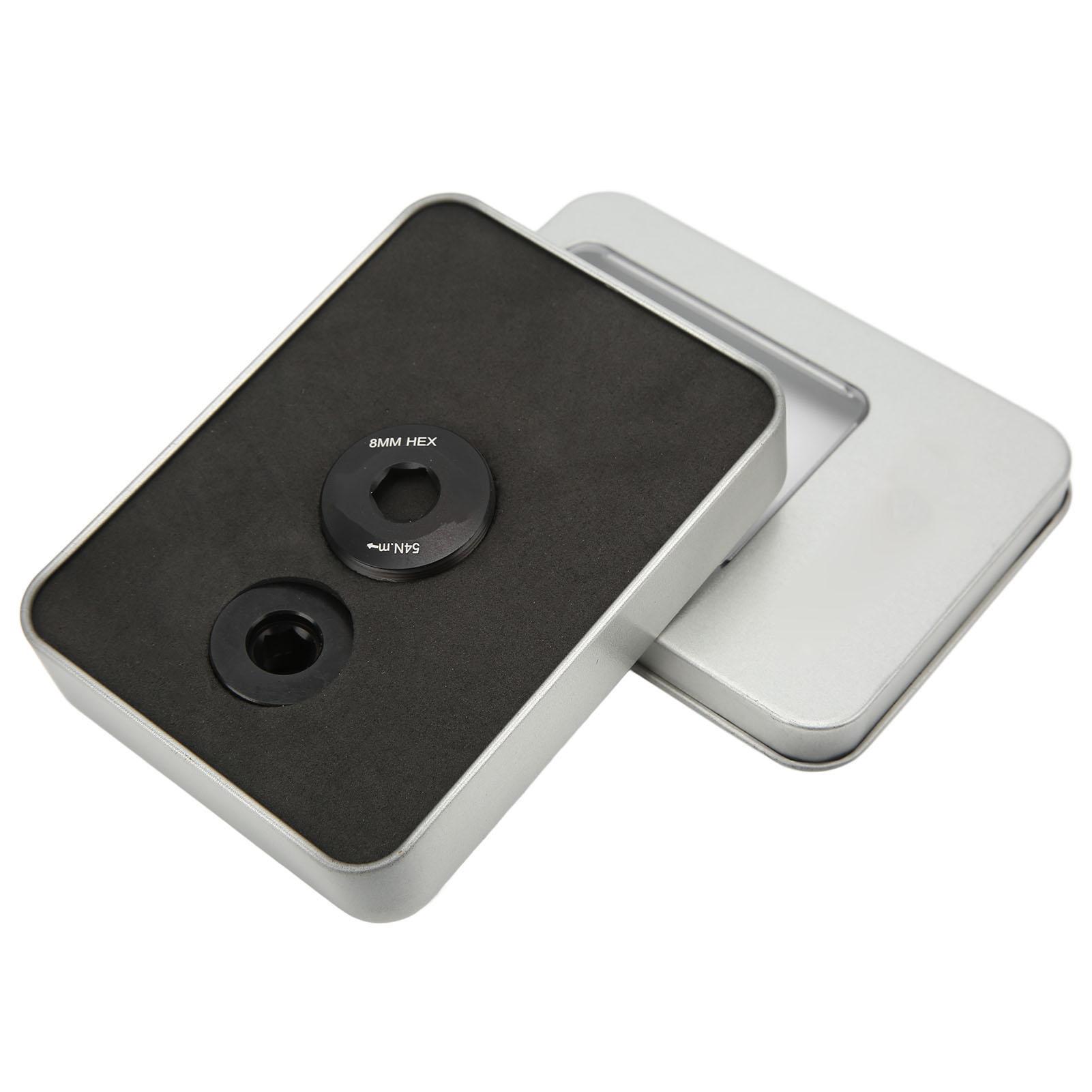 Bicycle Crank Arm Fixing Bolt M18 M30 Alloy Bike Cranket Screws for Road Mountain Bike Black