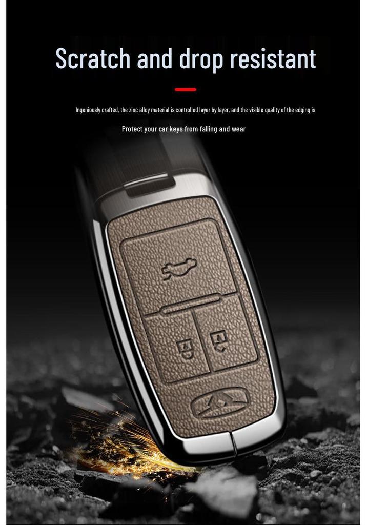 Key Cover Shell for Kaiyi Xuanjie: Fits X3, Xuanjie Pro, C3, E3, V3, X5 - Modified Smart Car Accessories